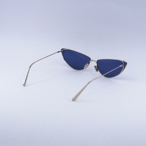 Dior MISSDIOR B1U B0B0 Sunglasses Gold Cat Eye Frame, Blue Lenses - Picture 5 of 11